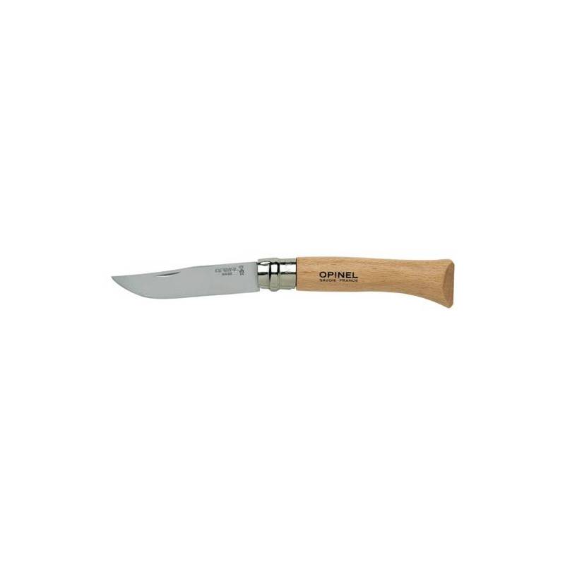 Opinel Couteau fermant Tradition, lame inox, manche hêtre n°10VRI 952.10