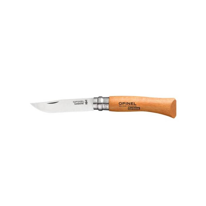 Opinel Couteau fermant Tradition, lame acier carbone virole tournante, manche hêtre n°7VRN 942.07