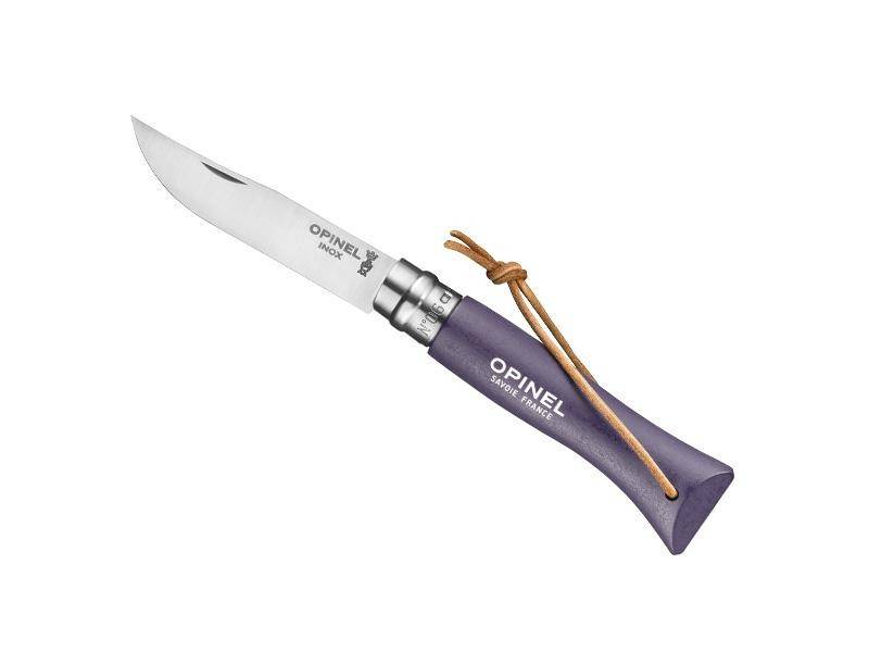Opinel 6 VRI VIOLET GRIS + LIEN BAROUDEUR