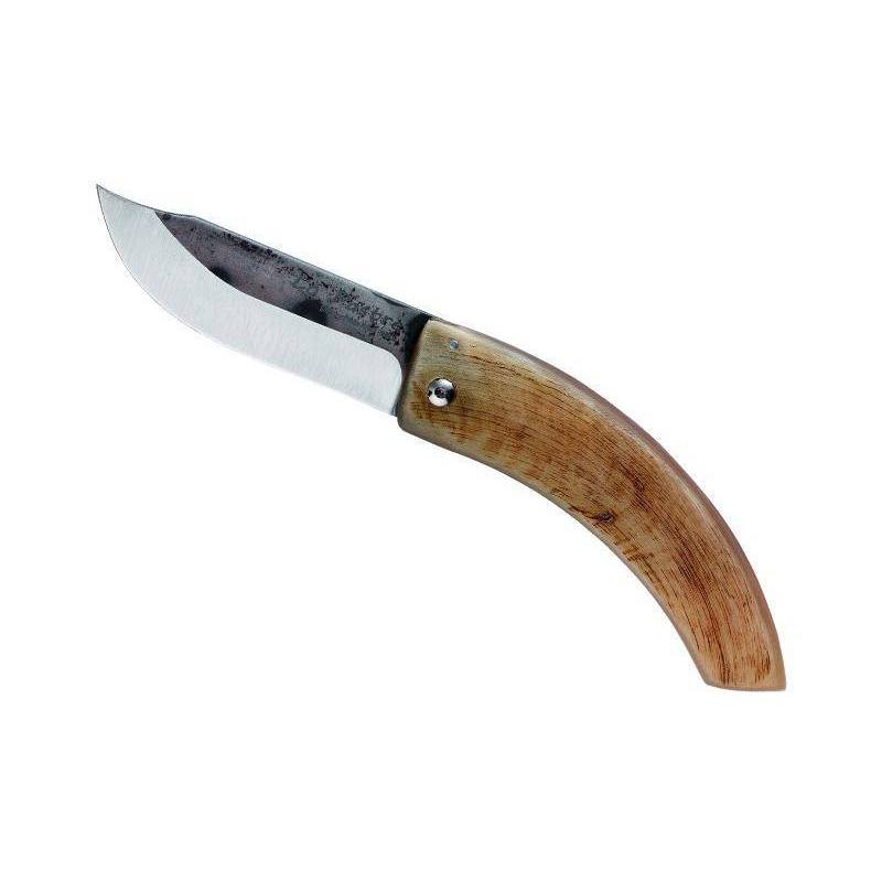 Lo Pastre Couteau corne de bélier 12 cm - carbone