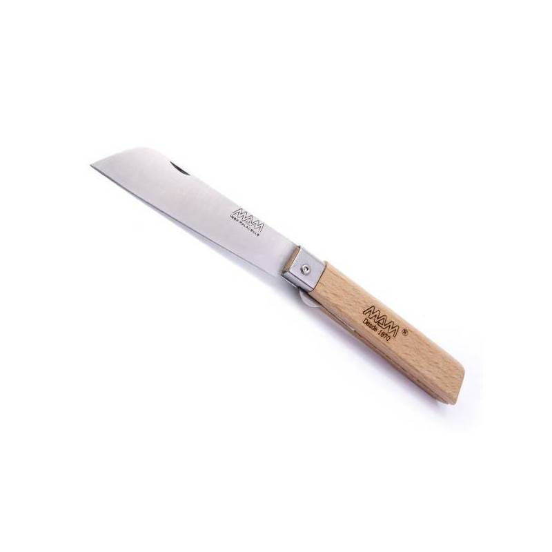MAM Couteau lame pied de mouton inox à cran intérieur