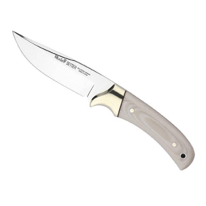 Muela POIGNARD SETTER MICARAT BEIGE 11CM INOX