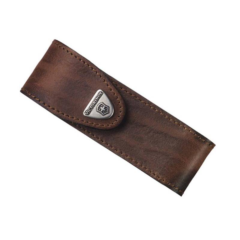 Victorinox ETUI 11 PIECES ET PLUS CUIR MARRON 4.0548