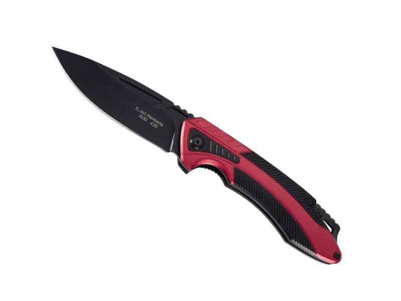 Herbertz COUTEAU HERBERTZ ALU ROUGE/NOIR 12CM INOX