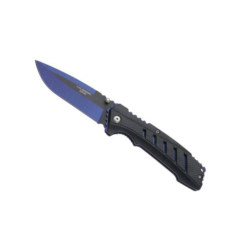 Herbertz COUTEAU HERBERTZ ABS NOIR/BLEU 12CM INOX