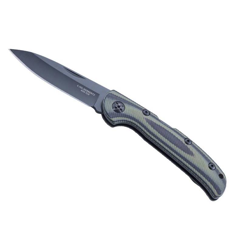 Herbertz Couteau G10 Vert/Noir 11 cm Inox