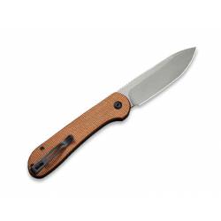 Civivi Couteau Button Lock Elementum Micarta Marron - Image 2