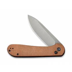 Civivi Couteau Button Lock Elementum Micarta Marron - Image 3