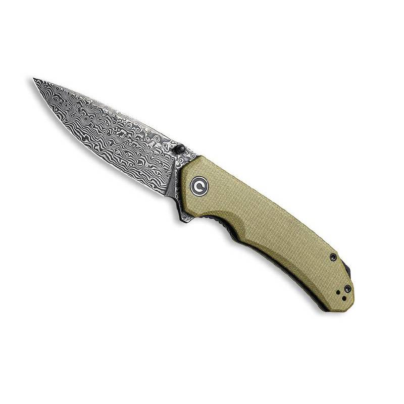 Civivi Couteau Brazen Micarta Vert Olive Damas
