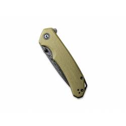 Civivi Couteau Brazen Micarta Vert Olive Damas - Image 4