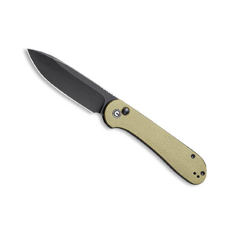 Civivi Couteau Button Lock Elementum Micarta Vert Olive