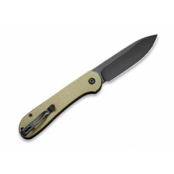 Civivi Couteau Button Lock Elementum Micarta Vert Olive - Image 2