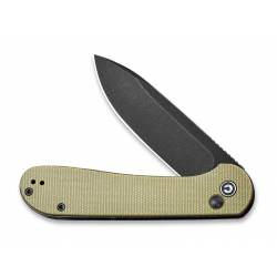 Civivi Couteau Button Lock Elementum Micarta Vert Olive - Image 3