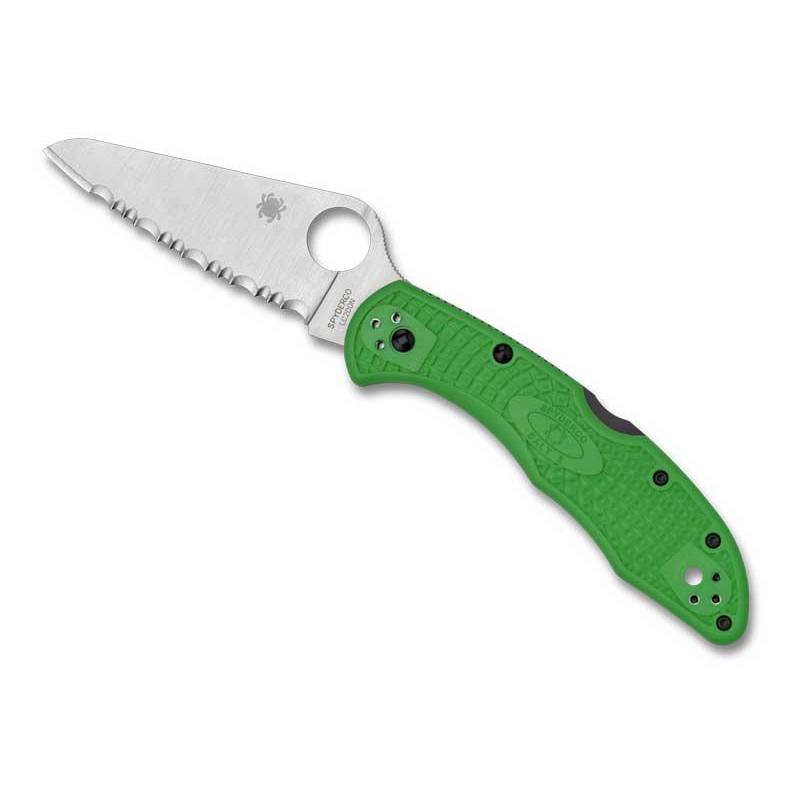 Spyderco Couteau Salt 2 Vert à Dents