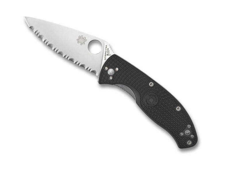 Spyderco Couteau Tenacious - Noir à dents