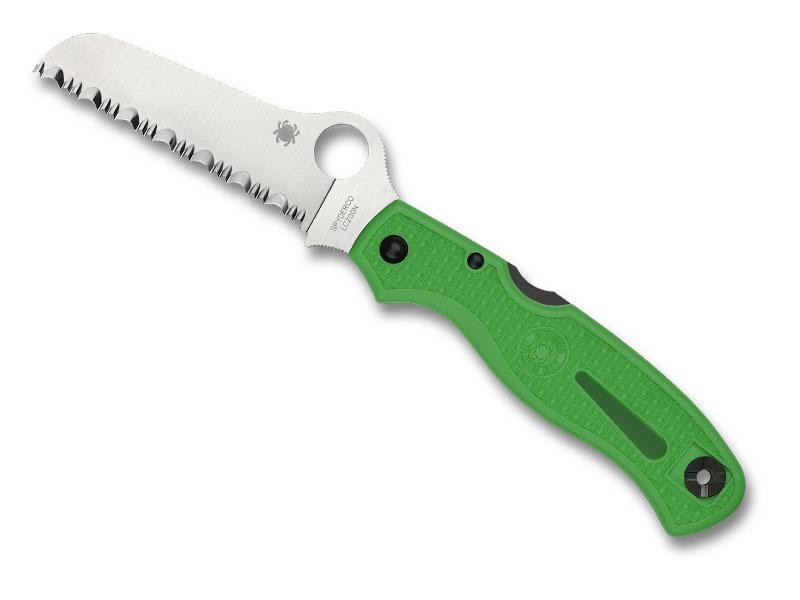 Spyderco Couteau Atlantic Salt  - Vert à dents