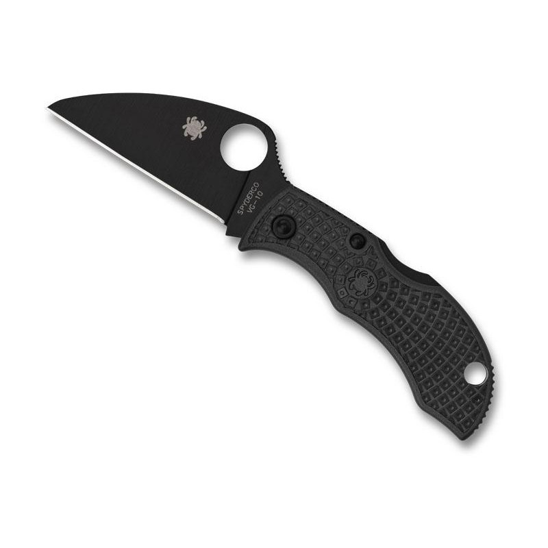 Spyderco Couteau Manbug Wharncliffe - Tout Noir