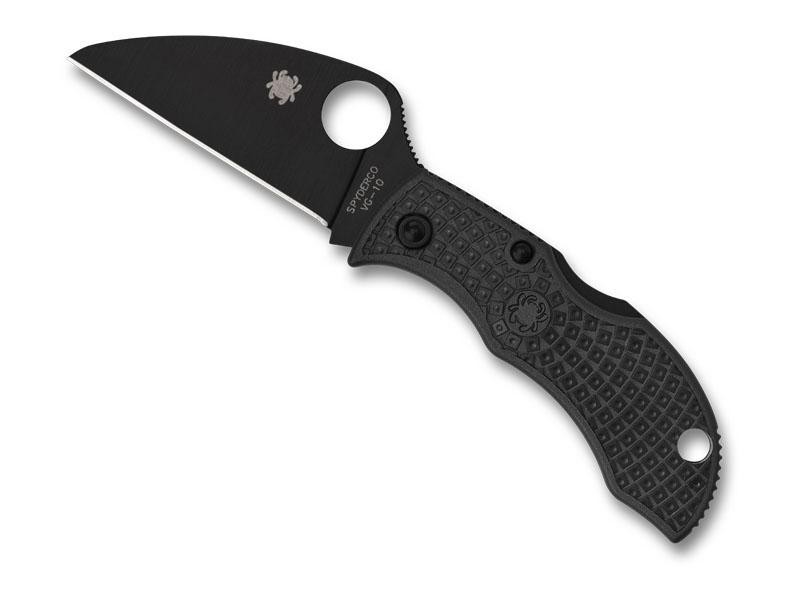 Spyderco Couteau Manbug Wharncliffe - Tout Noir