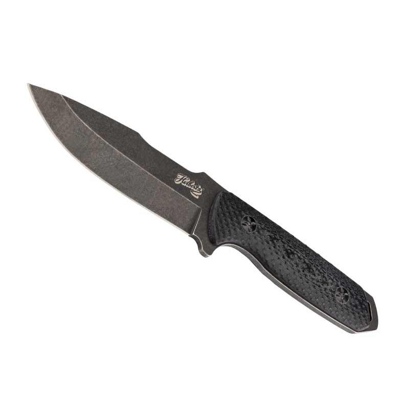 Herbertz POIGNARD HERBERTZ G10 NOIR/VERT 12 CM INOX BLACKWASH