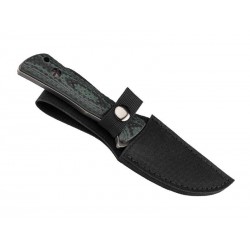 Herbertz POIGNARD HERBERTZ G10 NOIR/VERT 8,5 CM INOX BLACKWASH - Image 2