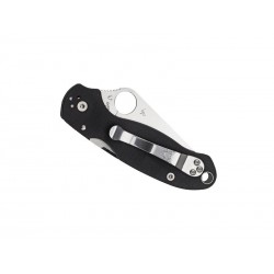 Spyderco Couteau PARA 3 G10 Noir Semi-dentée - Image 2