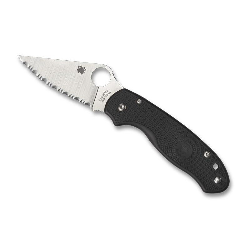 Spyderco Couteau PARA 3 Noir à dents