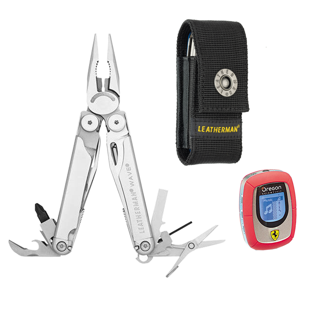 Leatherman Wave + étui nylon + FMP160 Baladeur MP3