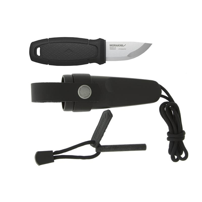 Morakniv Poignard de poche MORA Eldris noir + Fire starter