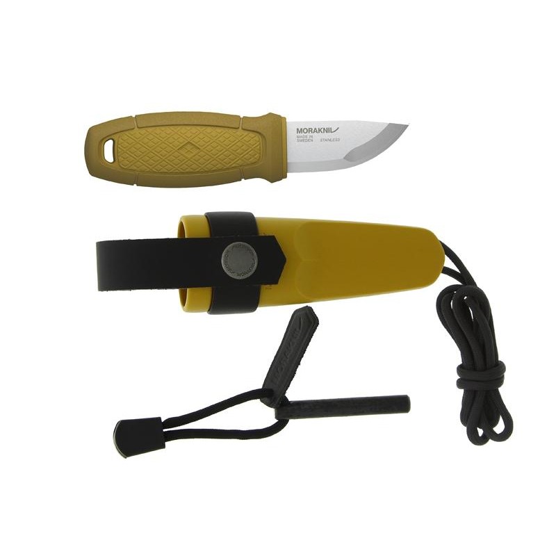 Morakniv Poignard de poche MORA Eldris jaune + fire starter