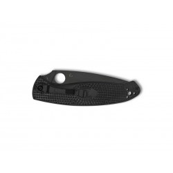 Spyderco Couteau Resilience tout noir semi-dentée - Image 2