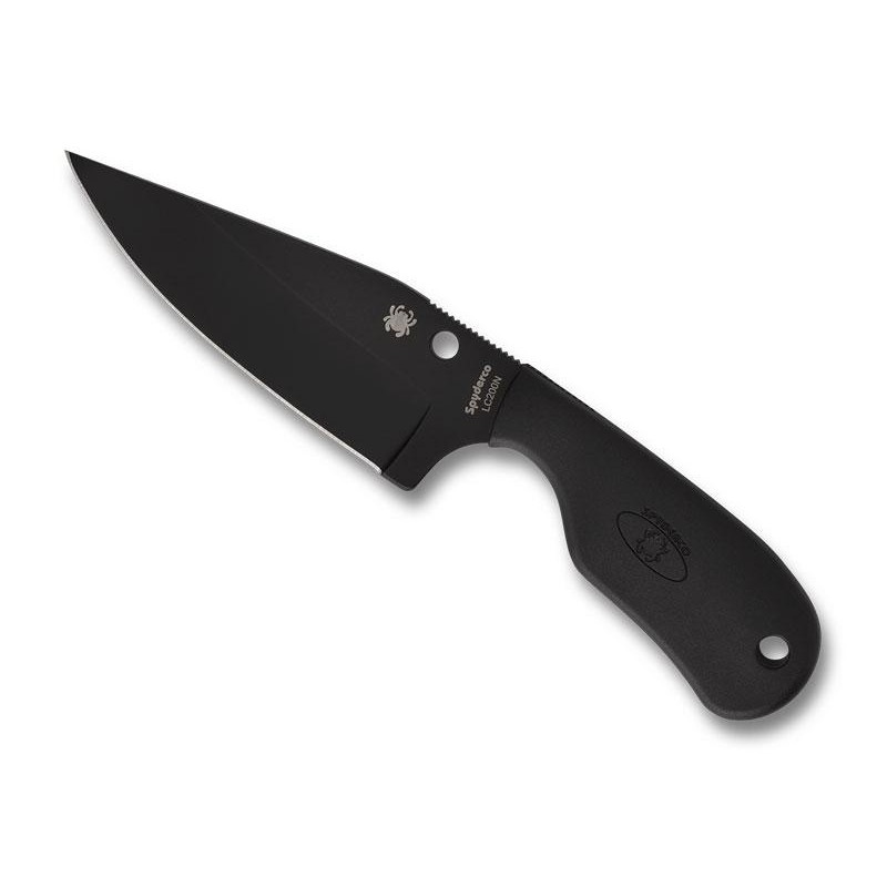 Spyderco Couteau de cou Spyderco Subway Bowie tout noir