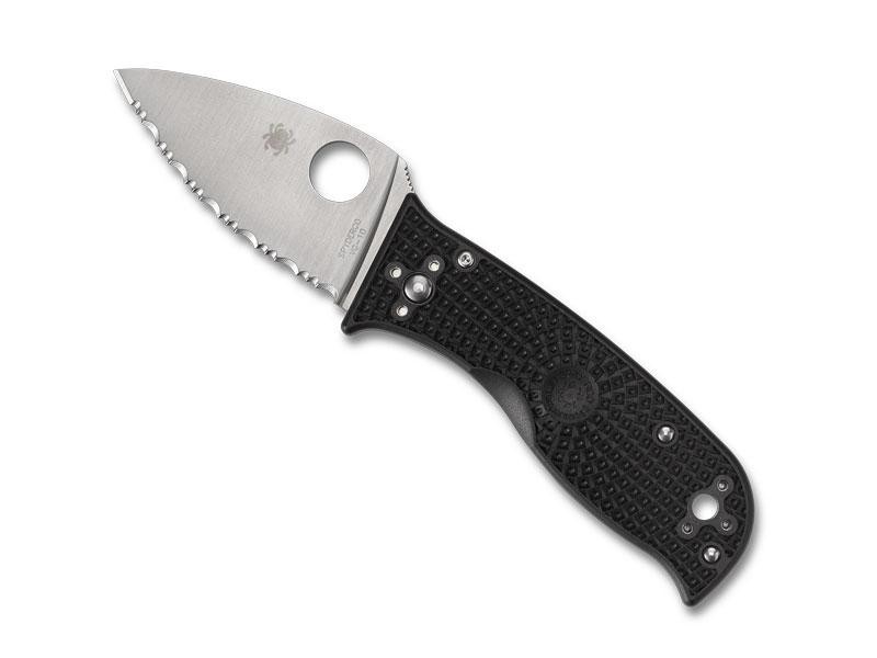 Spyderco Couteau Spyderco LIL' TEMPERANCE 3 noir à dents