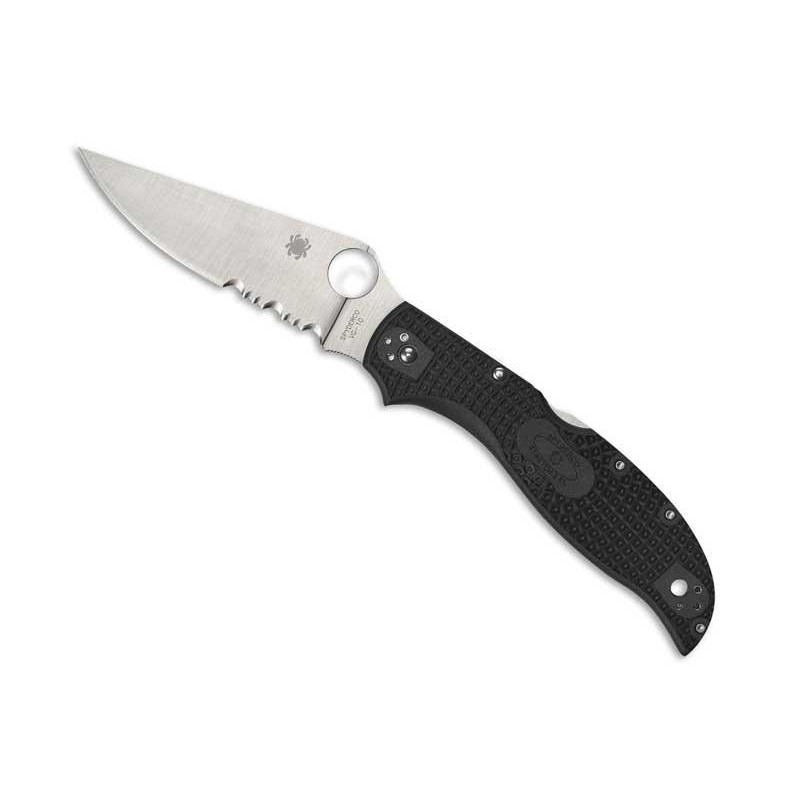 Spyderco Couteau Stretch 2XL semi-dentée