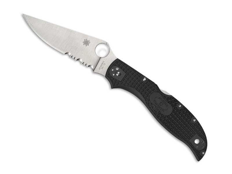 Spyderco Couteau Stretch 2XL semi-dentée
