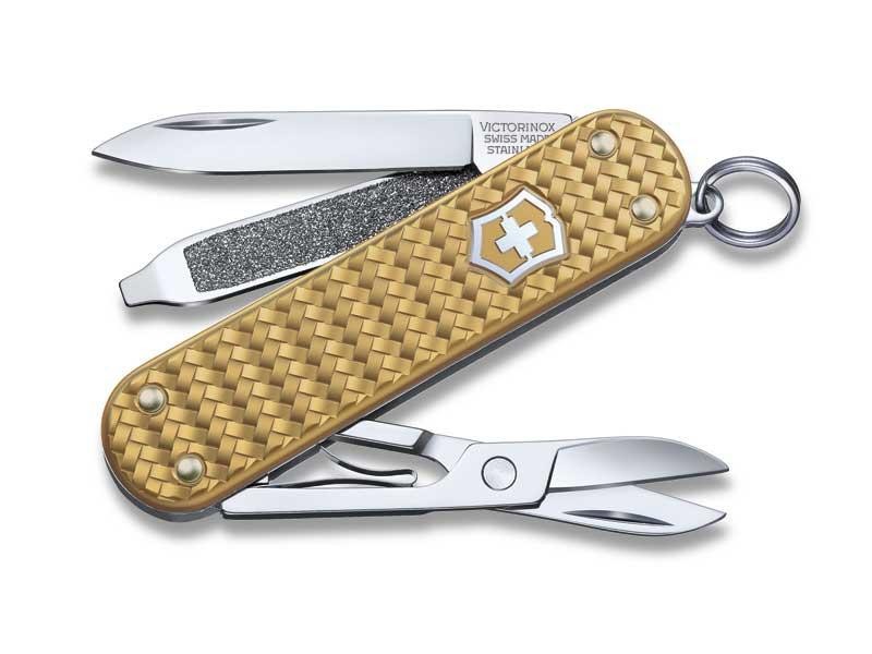 Victorinox Canif Classic SD Precious Alox Brass Gold