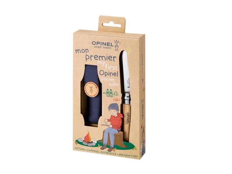 Opinel Coffret Mon premier Opinel 7 VRI Hêtre + Étui