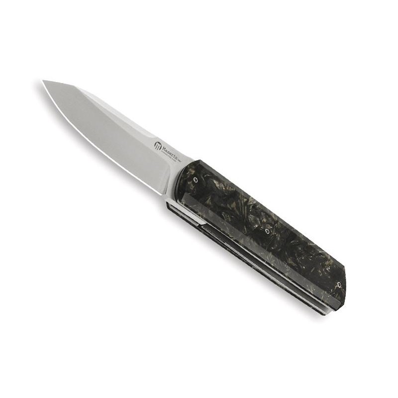Maserin Couteau Silver fibre de carbone