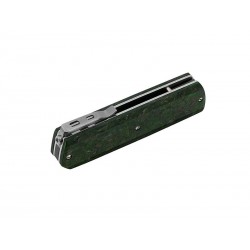 Maserin Couteau silver fibre de carbone vert damas - Image 2
