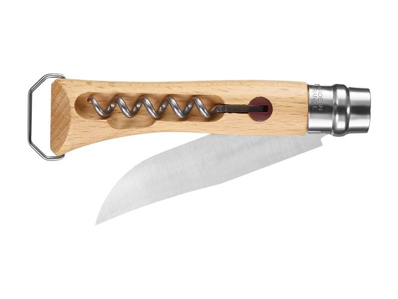 Opinel Couteau 10 VRI avec tire-bouchon/décapsuleur