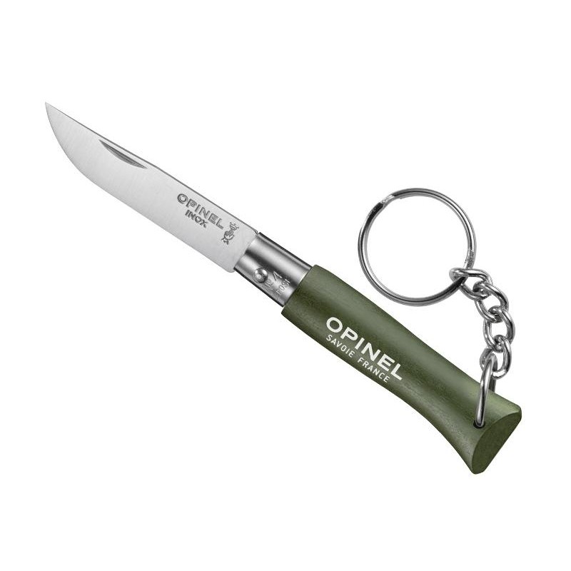 Opinel Porte-clés n.4 kaki inox