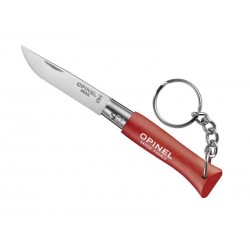 Porte-clés n.4 rouge inox