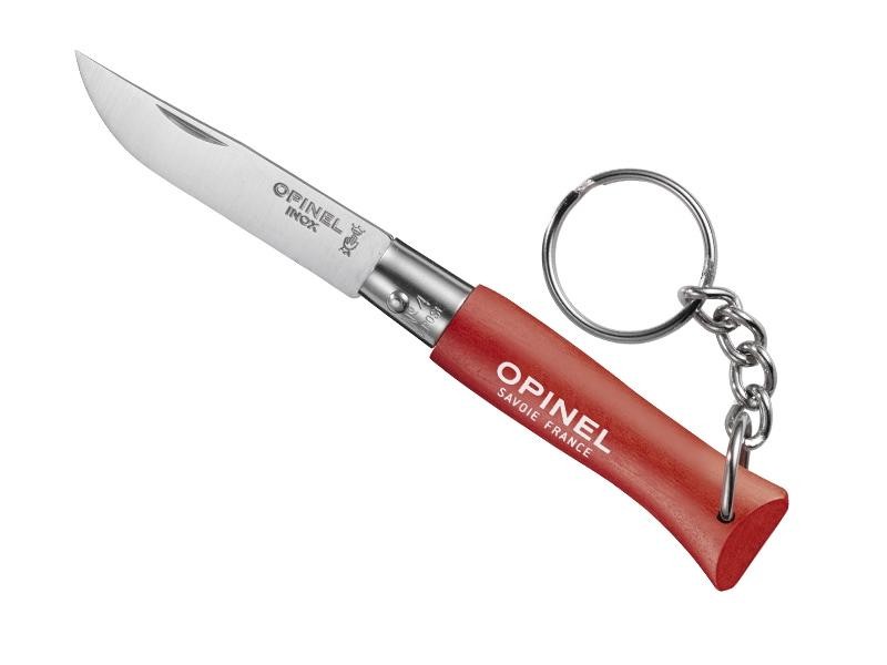 Opinel Porte-clés n.4 rouge inox