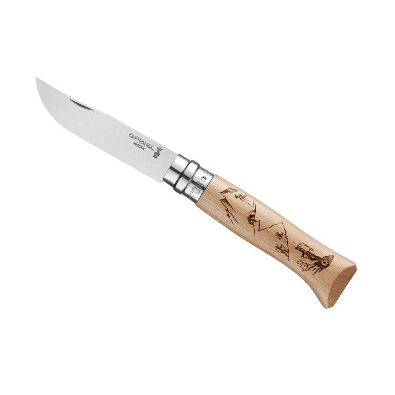 Opinel Couteau Sport hêtre 8 vri rando