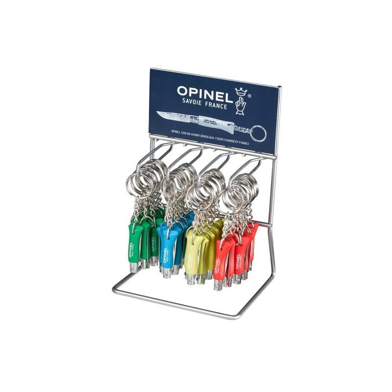 Opinel Présentoir 36 Porte-clés n.2 assortis inox