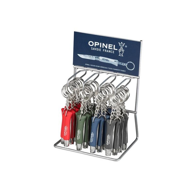 Opinel Présentoir 36 Porte-clés n.4 assortis inox