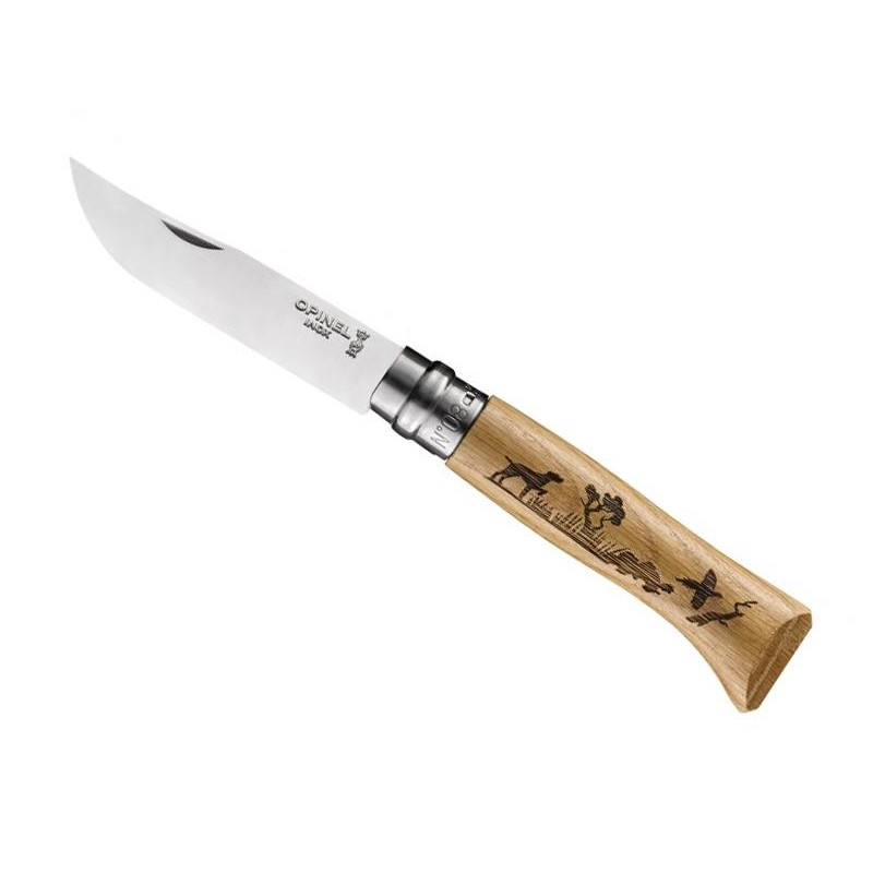Opinel Couteau Animalia 3 chêne 8 vri chien