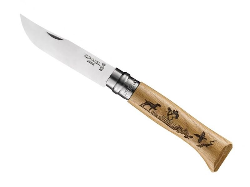 Opinel Couteau Animalia 3 chêne 8 vri chien