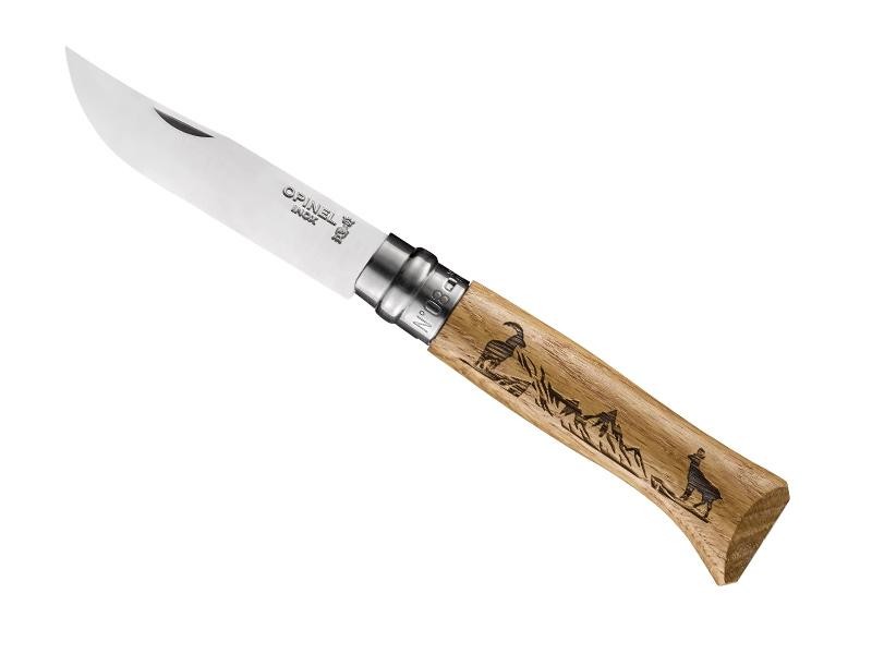 Opinel Animalia 3 chêne 8 vri chamois