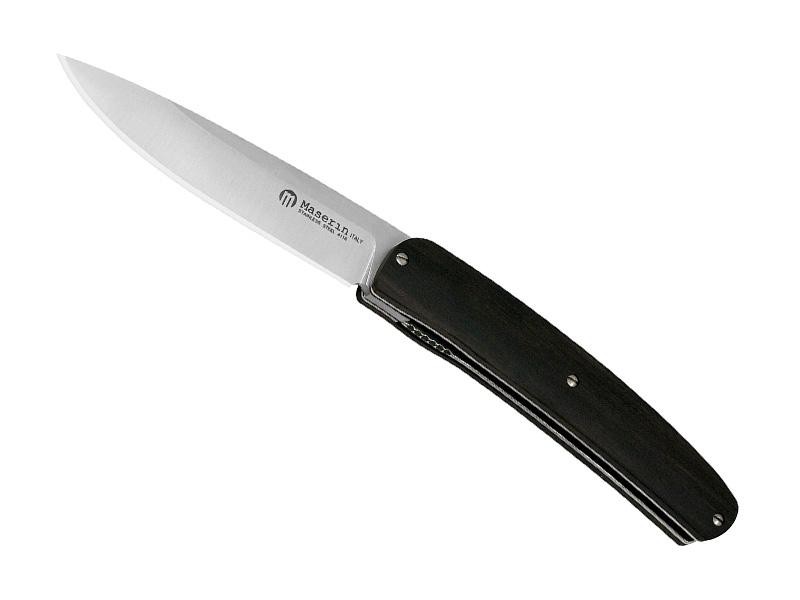 Maserin Couteau fermant Mini-gourmet - Ébene