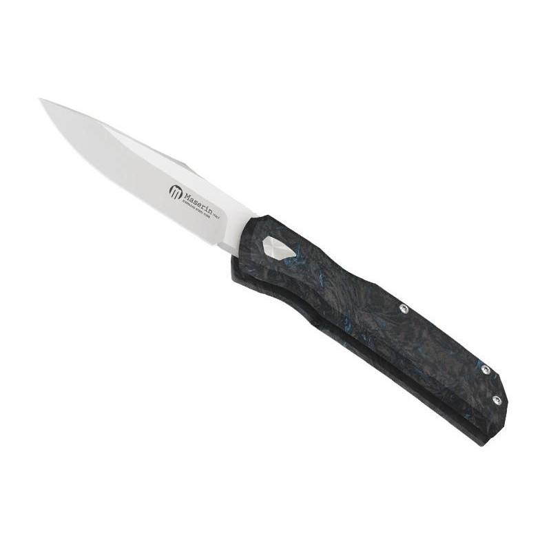 Maserin Couteau fermant 502 Fibre de carbone - Bleu